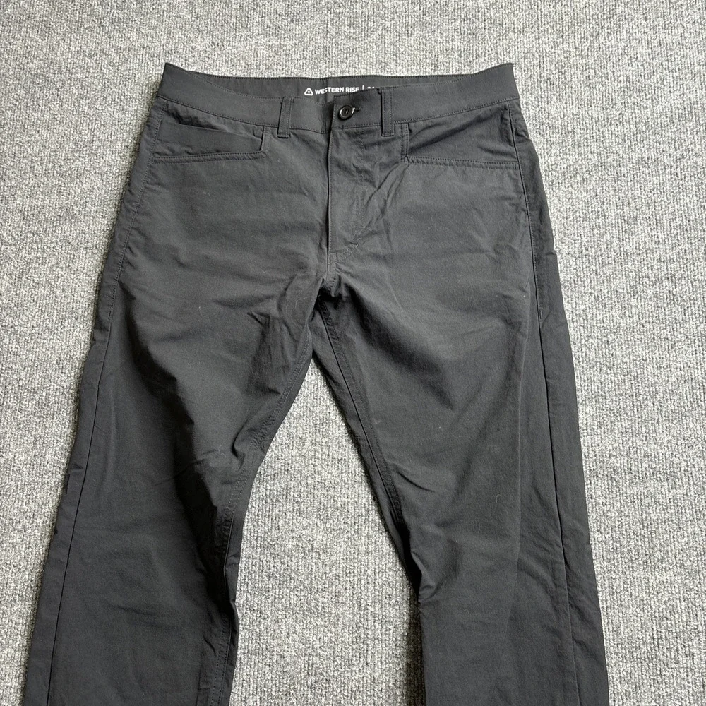 Western Rise Evolution Chino‎ Pants Men's 31x31 Black Performance Stretch Nylon